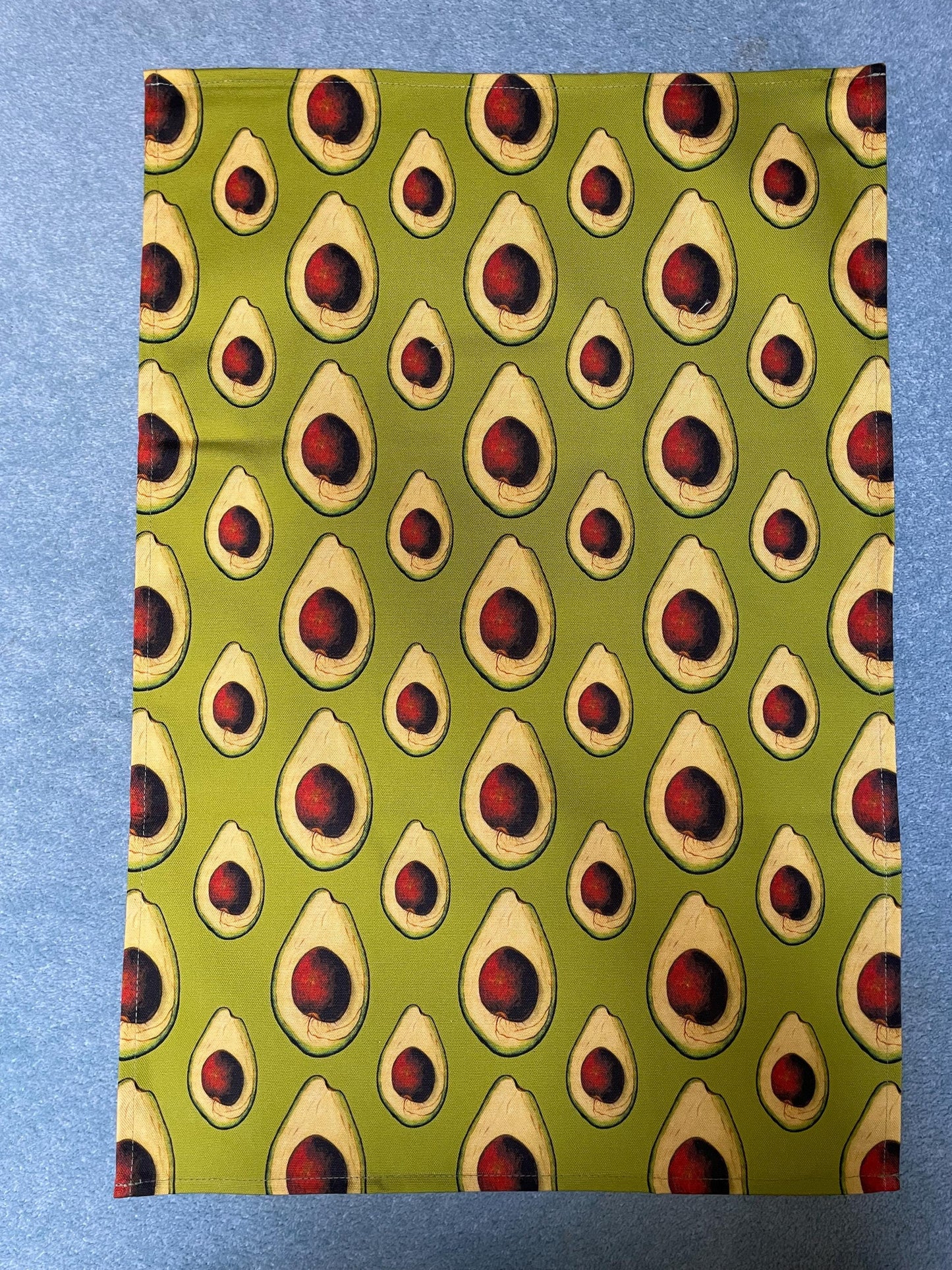 Tea Towels - 100% Organic Cotton - Avocado Design - Botanical Art - Kitchen Linen