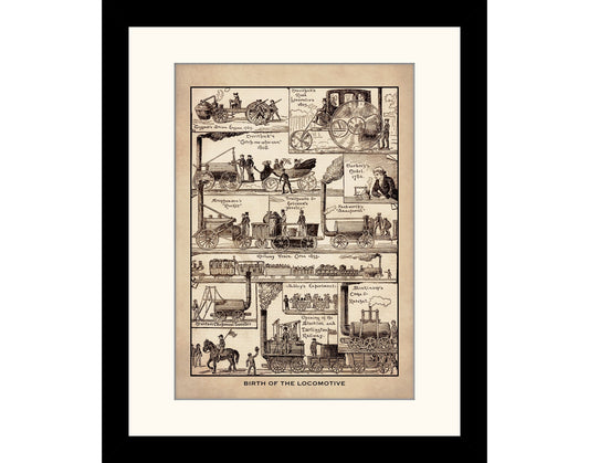 Birth of the Locomotive Print
