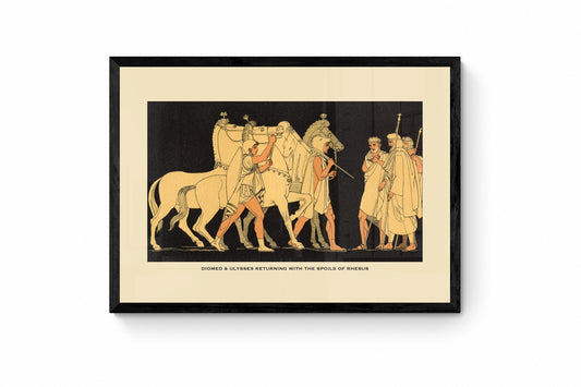 Diomed & Ulysses returning with the spoils of Rhesus Print