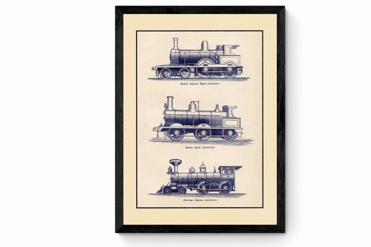 Locomotives Print