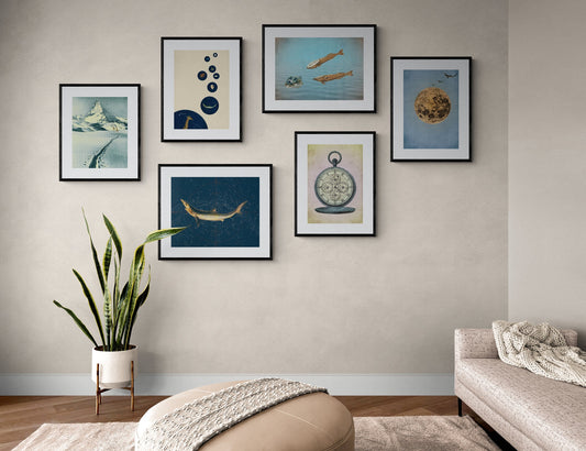 Celestial Shark Print