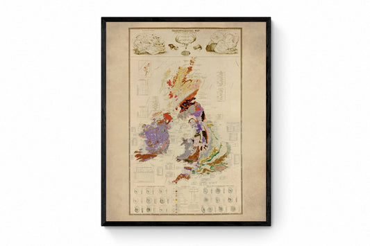 Palaeontological Map of the British Islands