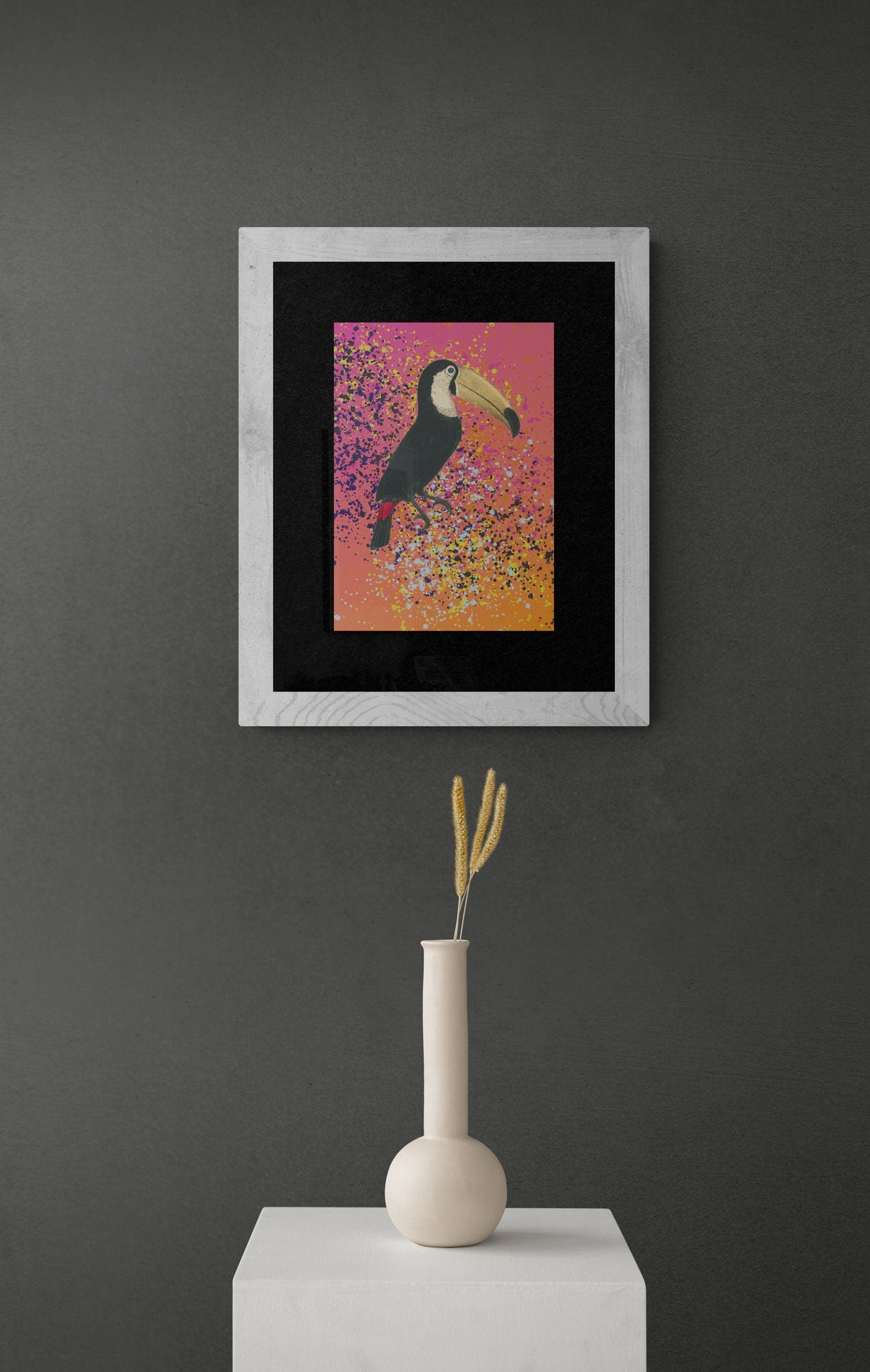 Toucan Paint Splash Print