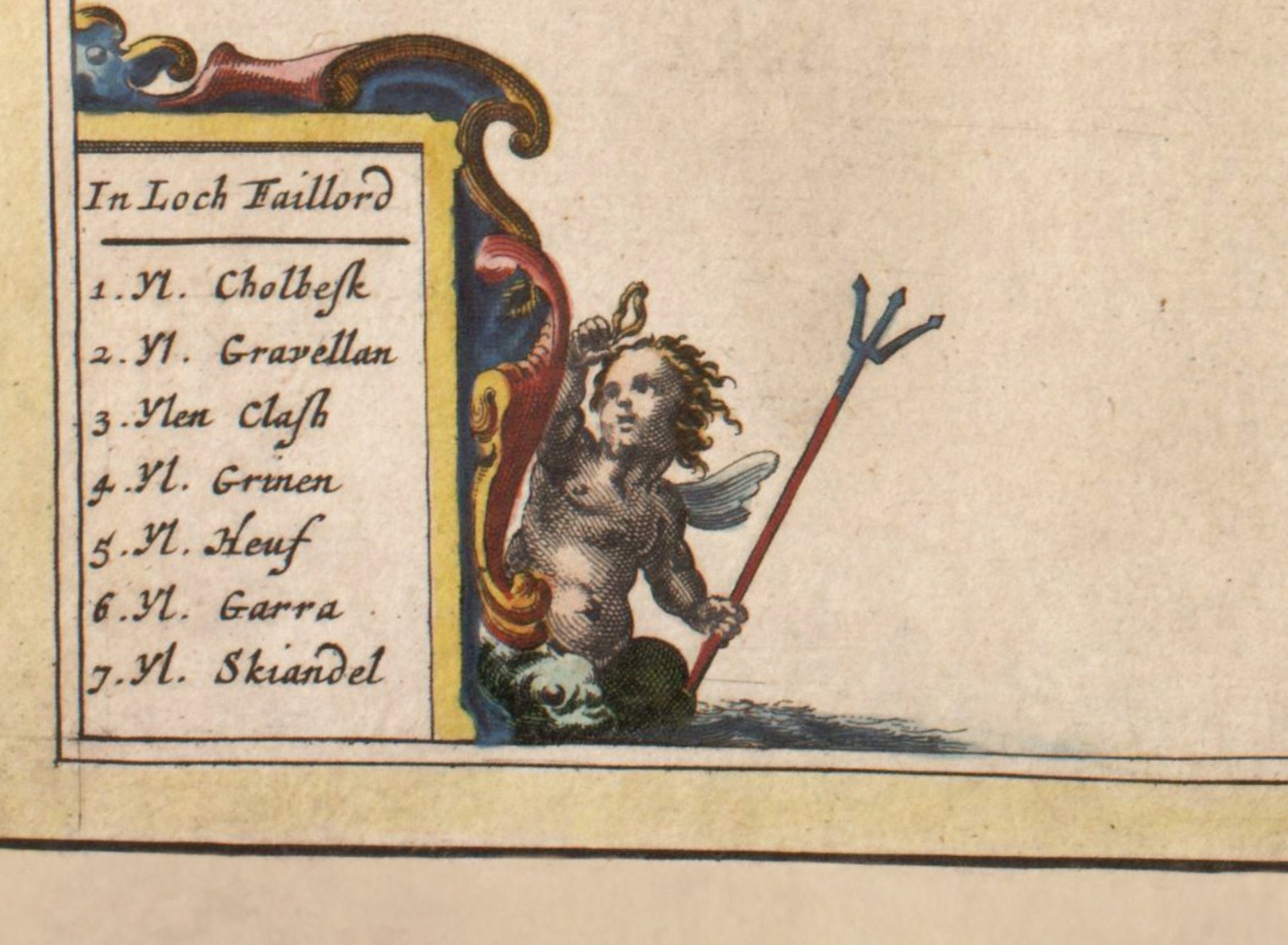 Isle of Skye Map dated 1654 - Antique Reproduction - Hebrides - Scotland - Available Framed