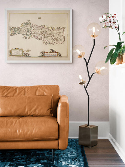 Lewis and Harris dated 1654 - Scotland - Antique Reproduction - Available Framed