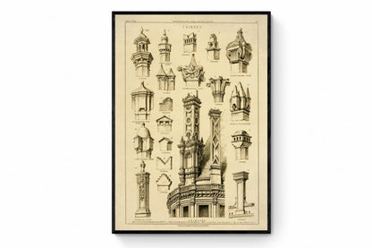 Chimneys dated 1850