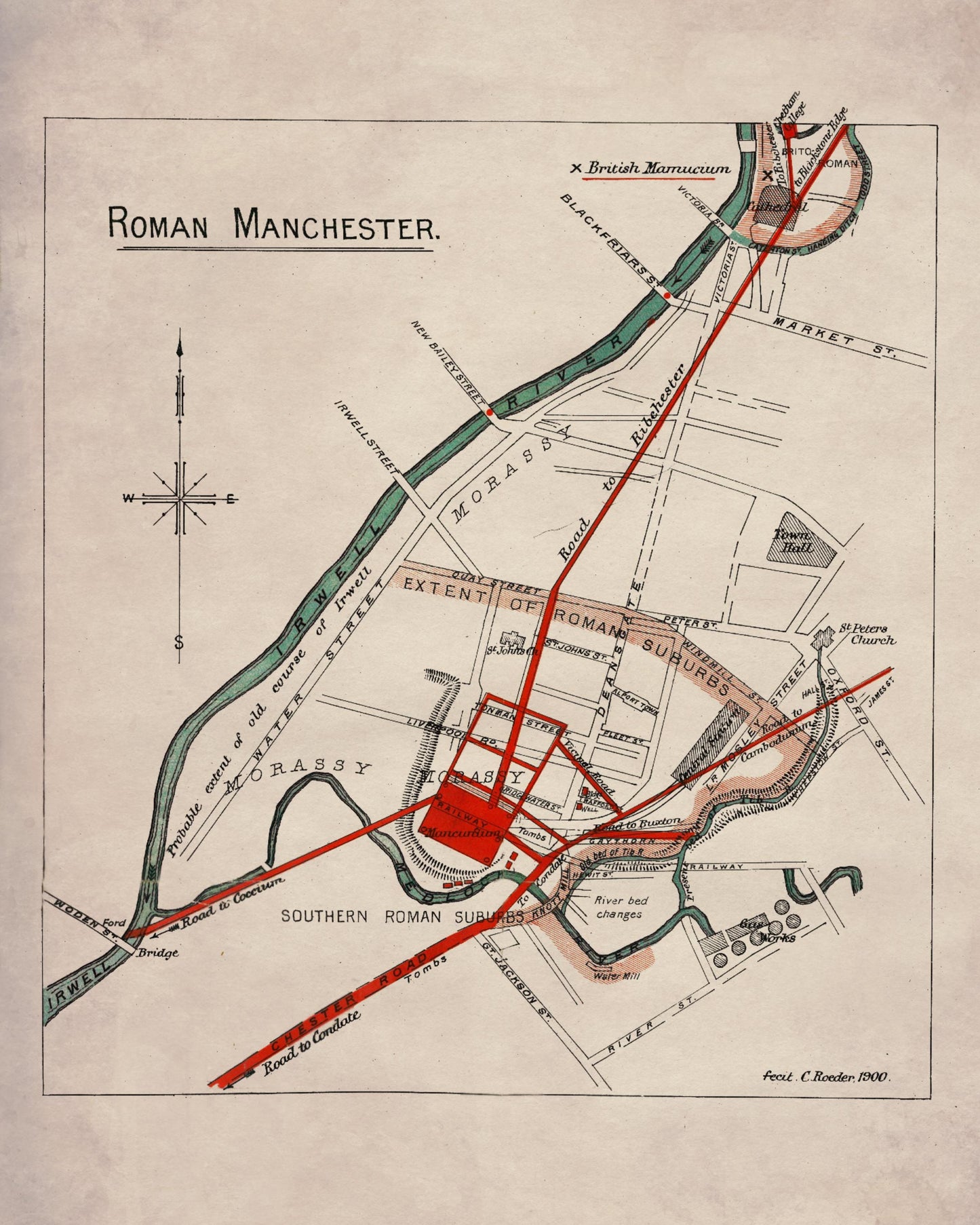 Roman Manchester by Charles Roeder dated 1900