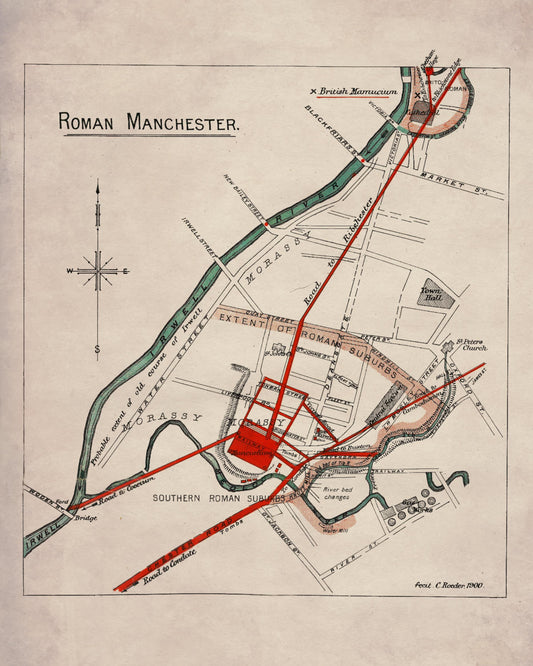 Roman Manchester by Charles Roeder dated 1900