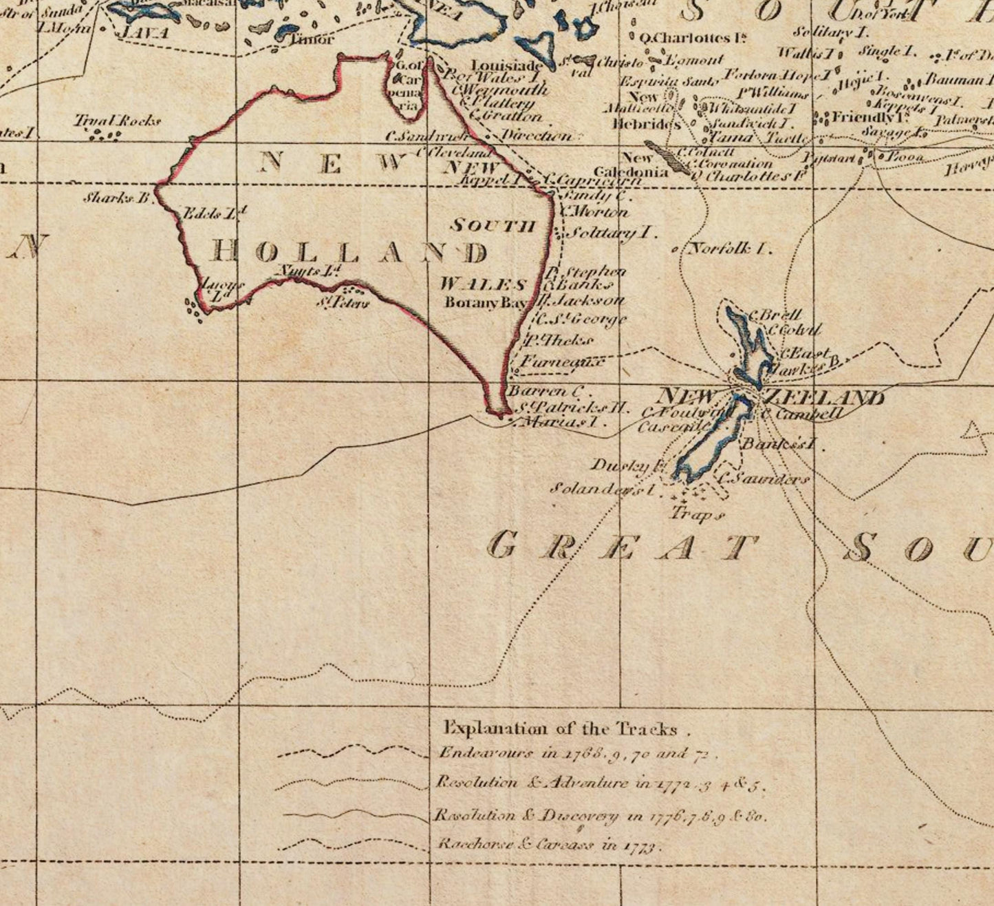 Map of the World on Mercator's Projection with the Pacific Ocean centrally placed dated 1799
