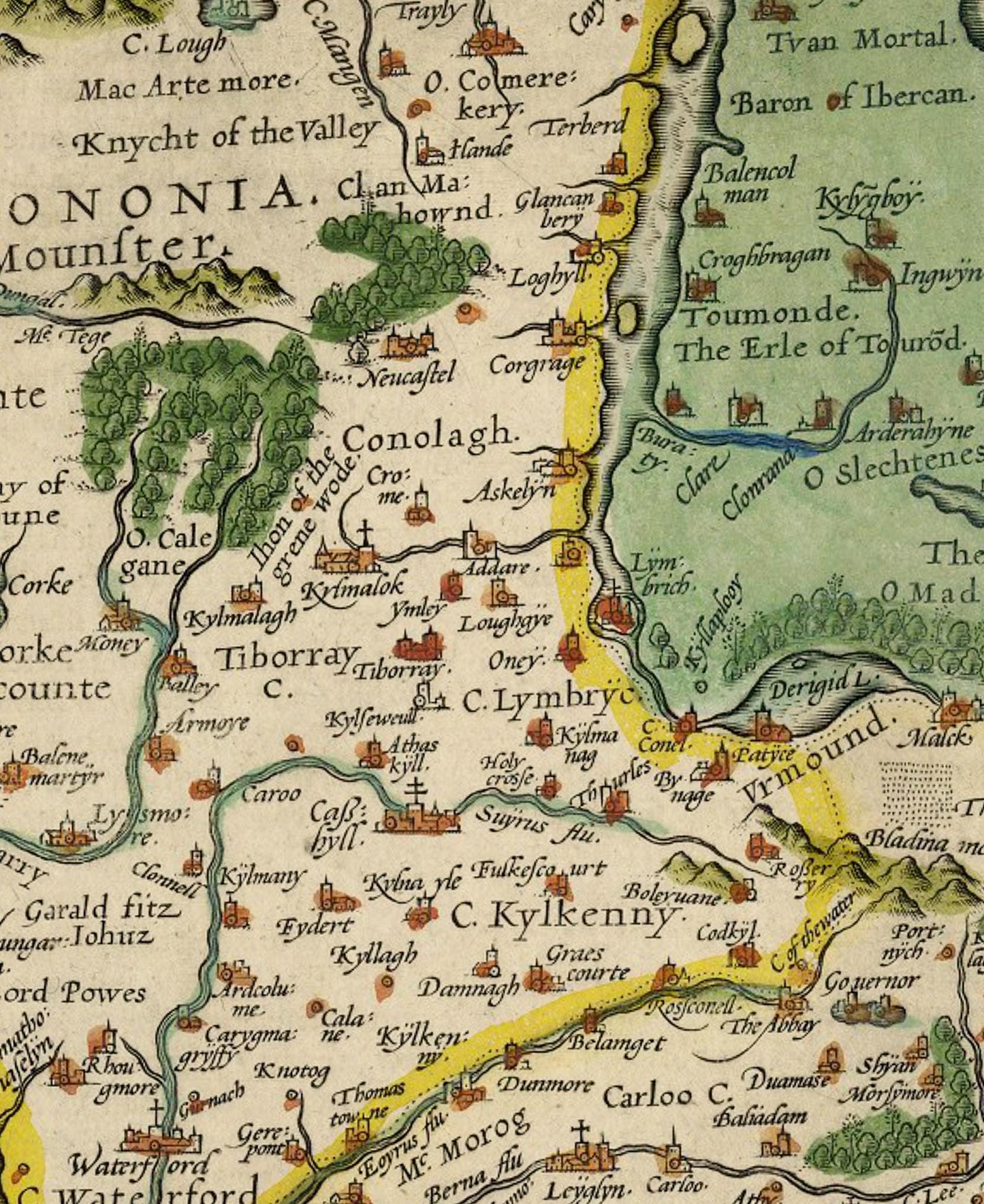 Cyprus Map dated 1600s