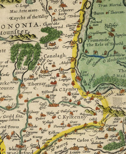 Cyprus Map dated 1600s