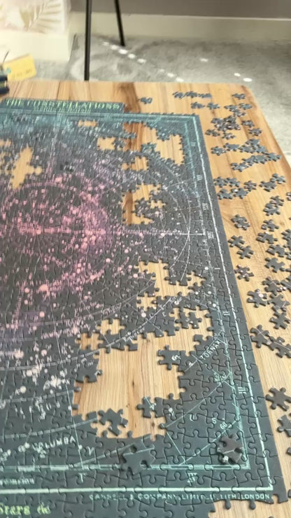 Constellations of Britain Jigsaw Puzzle - 1000 Pieces, Antique Astronomy Print