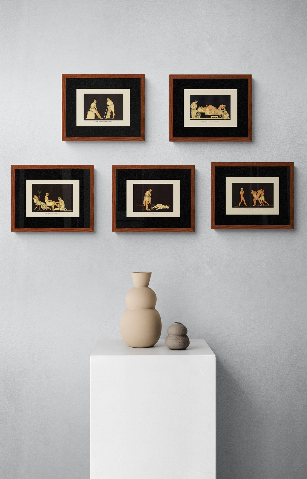 Ulysses at the table of Circe Print