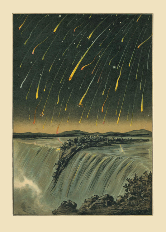 Shooting Stars Print – antique art print from Ninska Designs