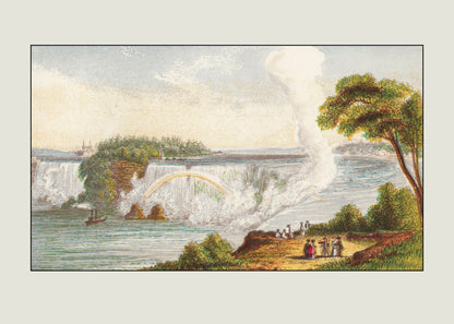 Niagara Falls Print – antique art print from Ninska Designs