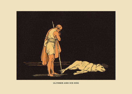Ulysses and his Dog Print – antique art print from Ninska Designs