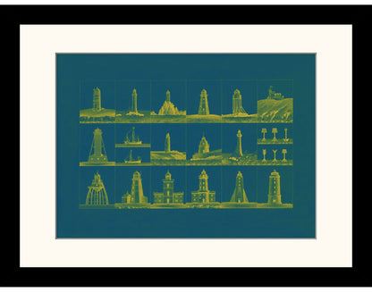 Lighthouse Antique Art Reproduction