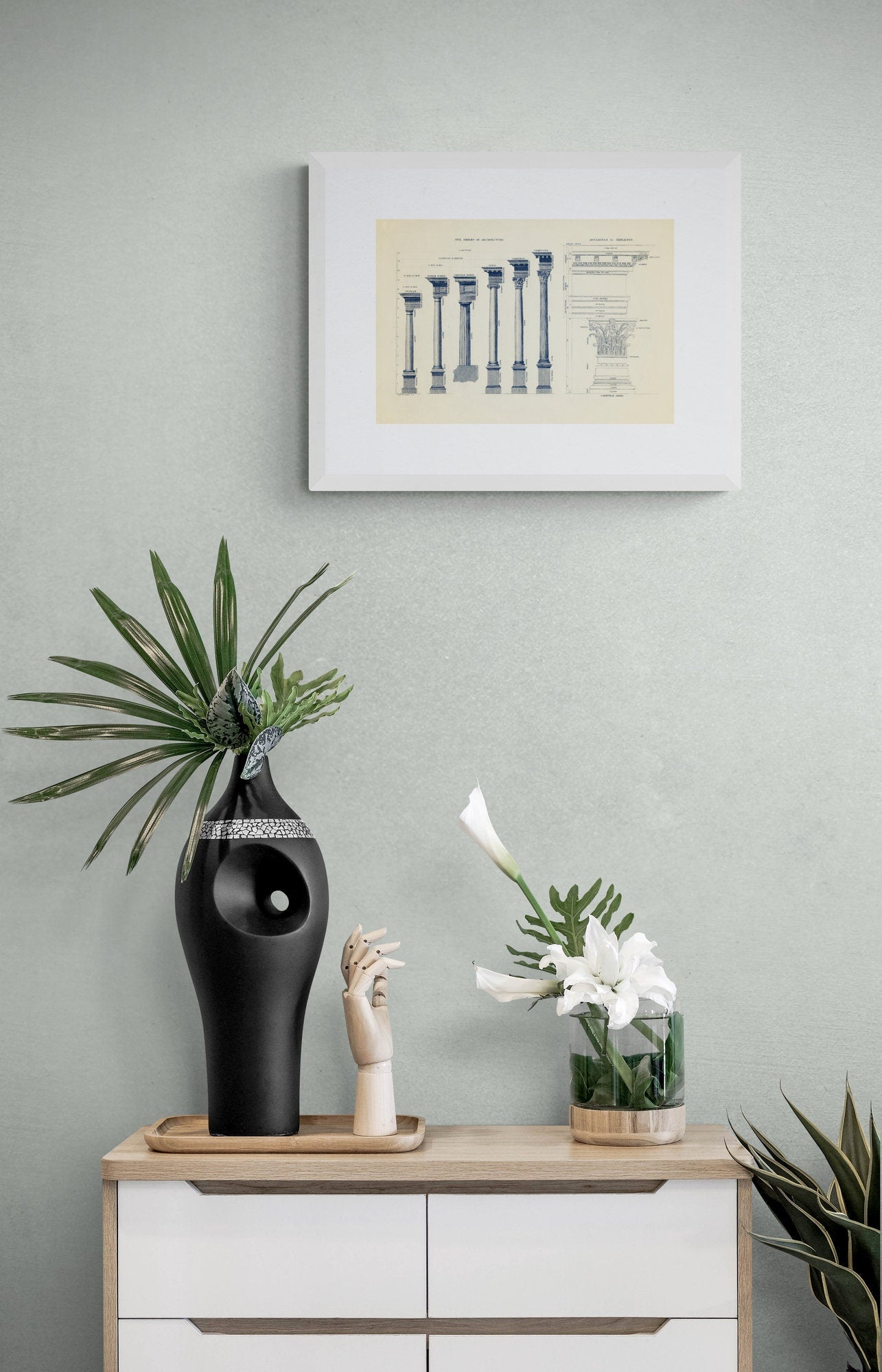 Orders of Architecture and Architectural Mouldings Print