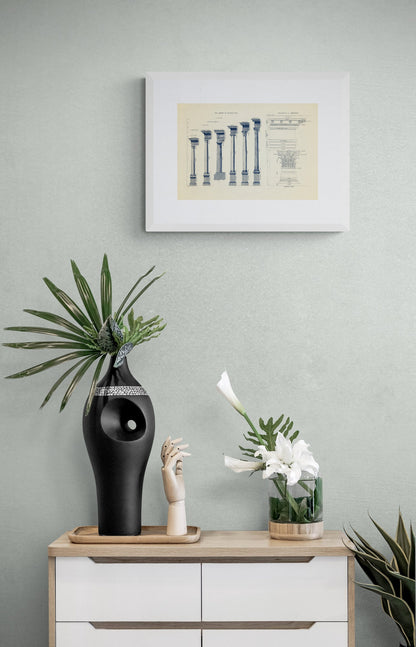 Orders of Architecture and Architectural Mouldings Print