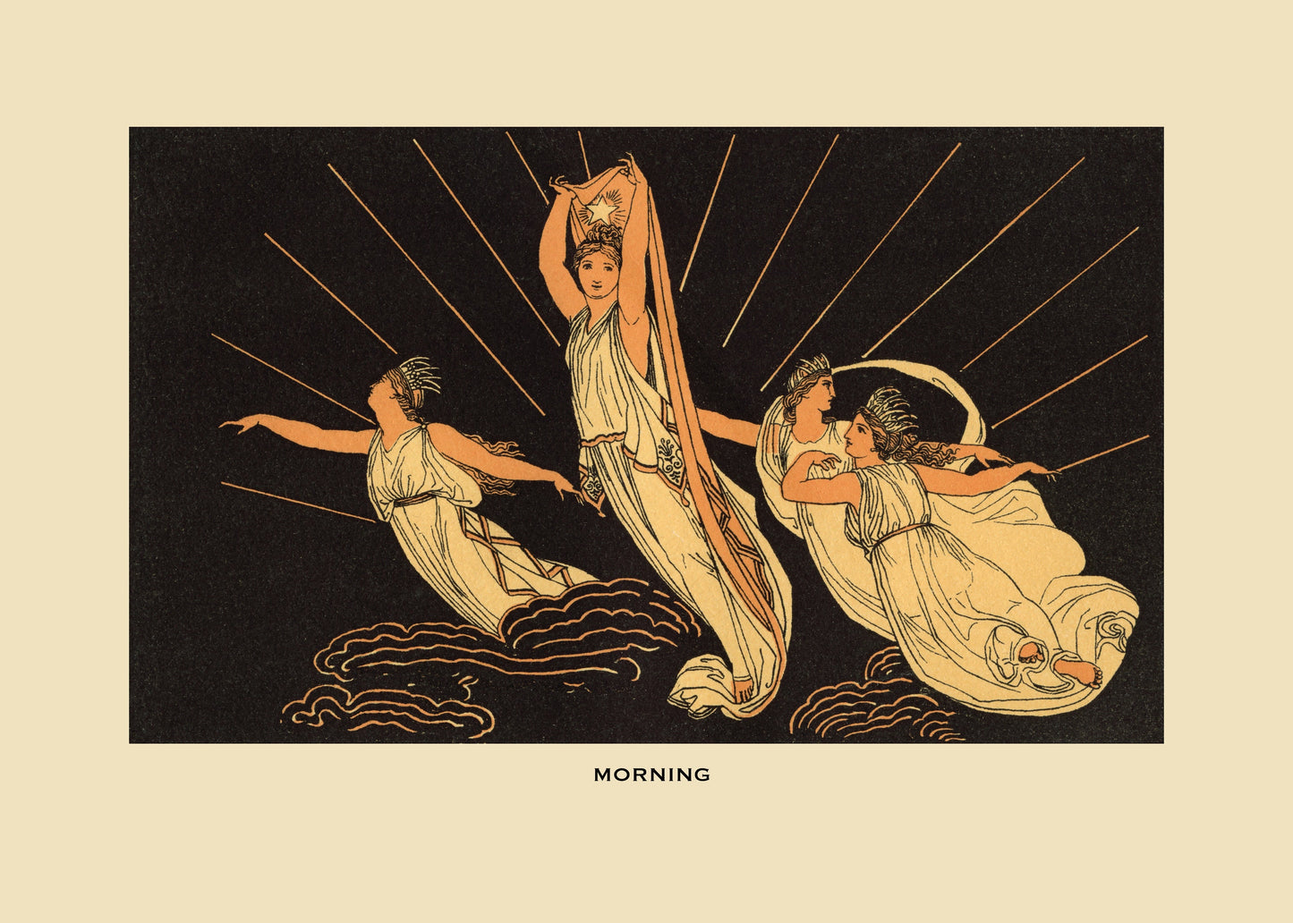 Morning Print – antique art print from Ninska Designs