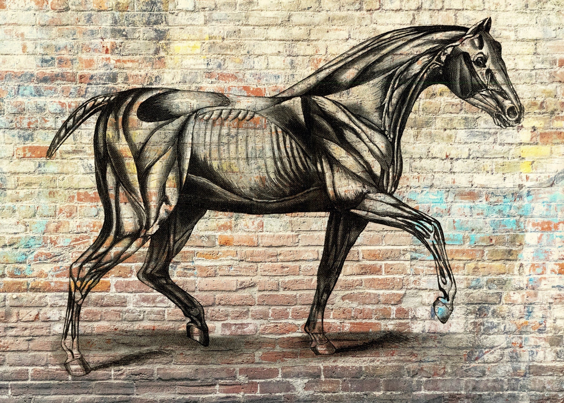 Graffiti – antique art print from Ninska Designs