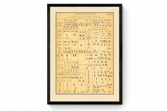 Hieroglyphics Print