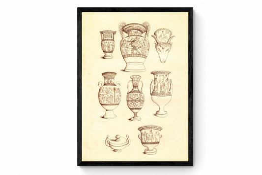 Etruscan Vases Print