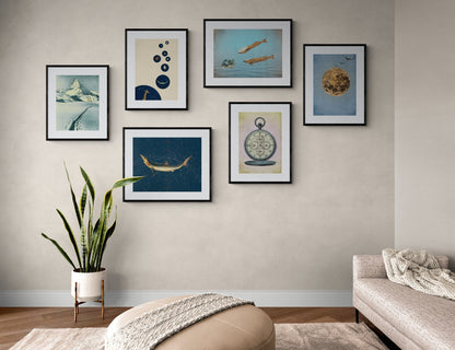 Celestial Shark Print