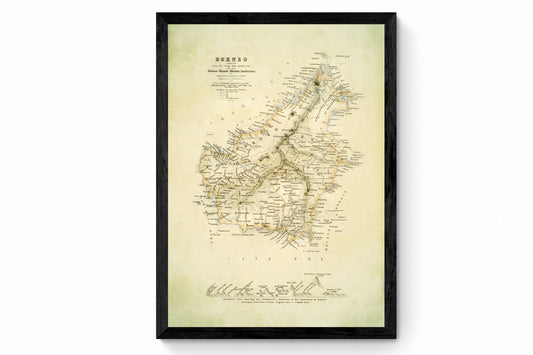 Borneo Map