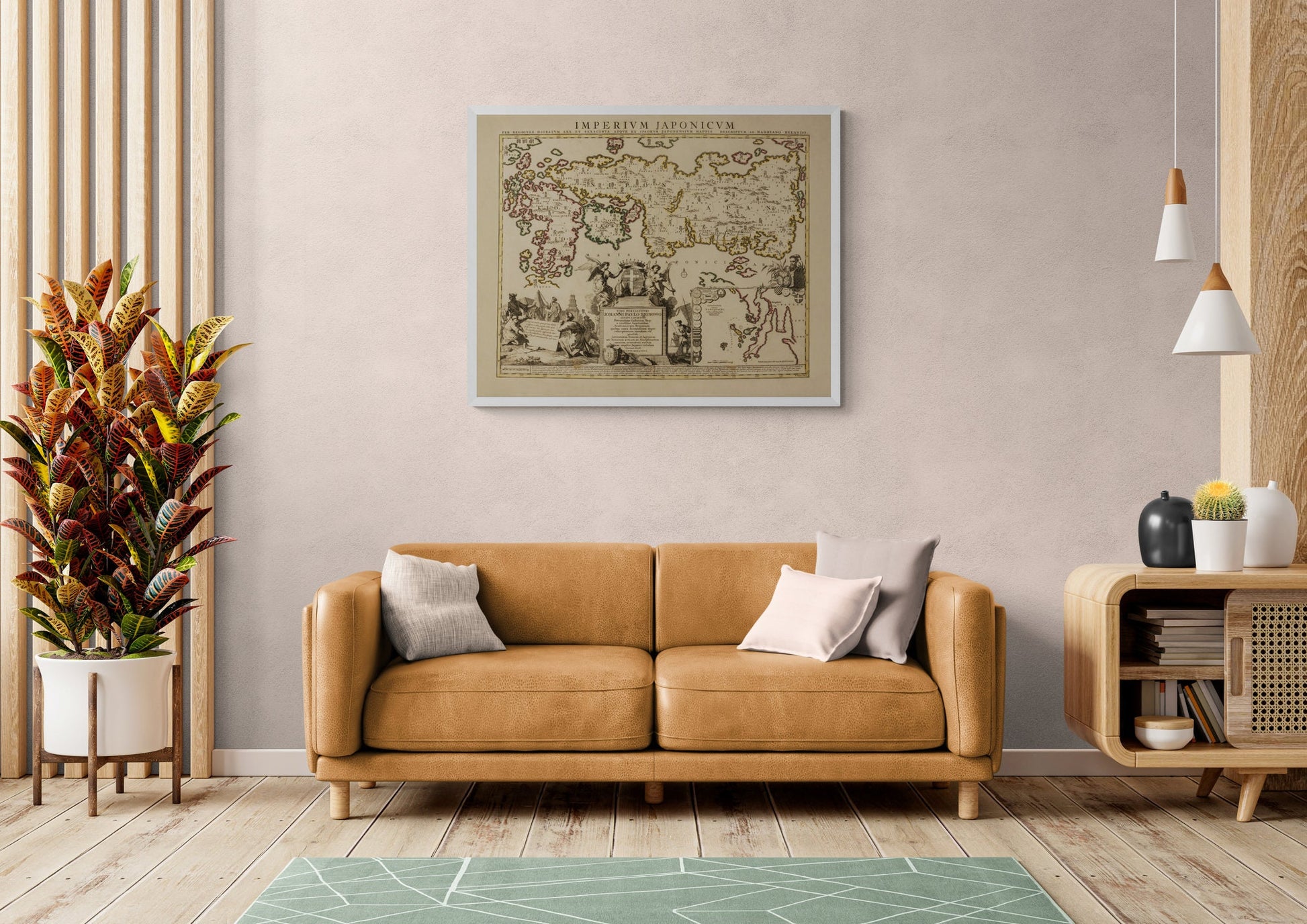 Imperium Japonicum - Japanese Empire Map 18th Century Map - Antique Reproduction - Japan - Available Framed