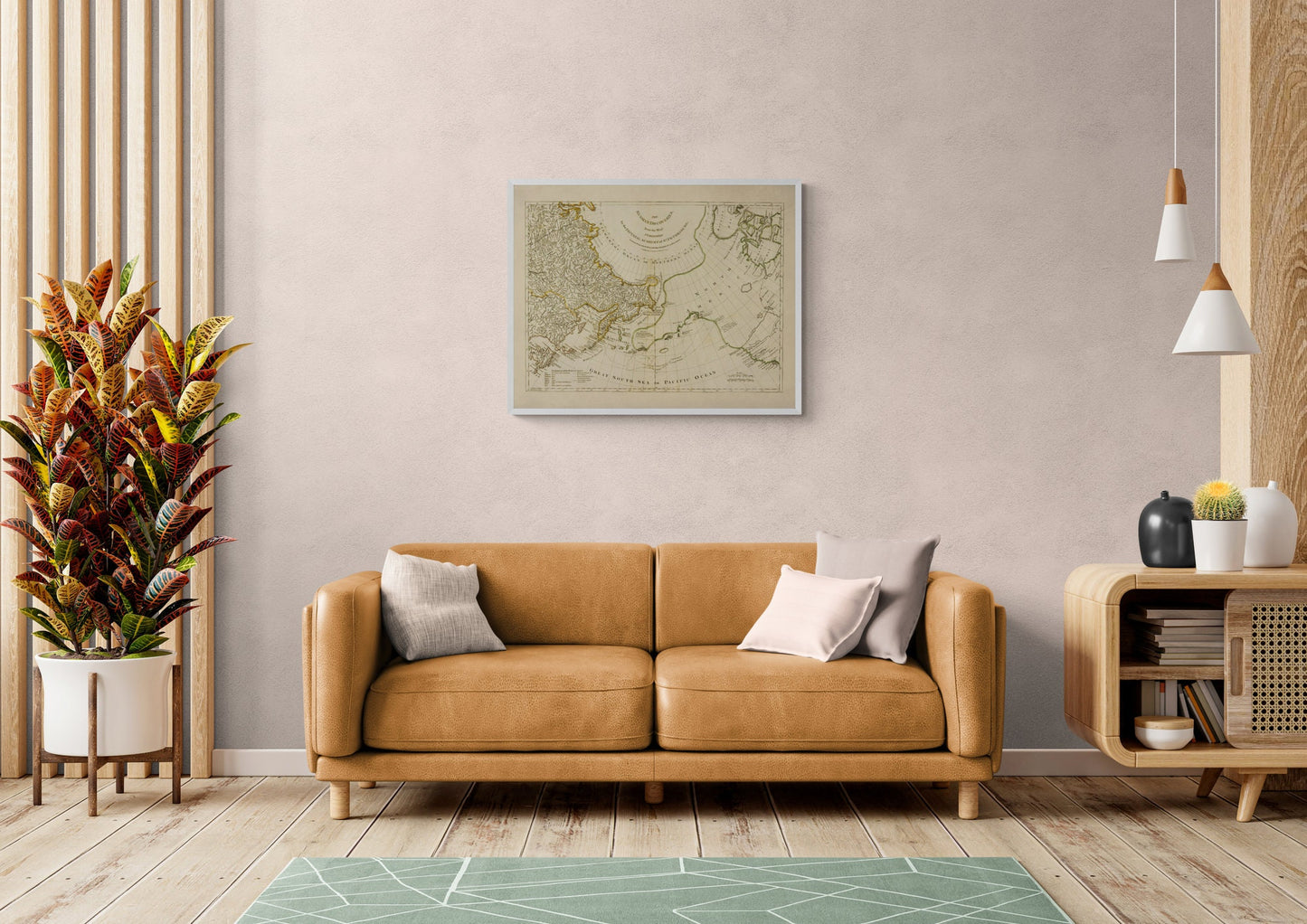 Russian Discoveries in Asia and America Map dated 1776