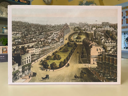 Brighton Bird’s Eye View Jigsaw Puzzle – 1000 Pieces, Antique 1839 Map Design – antique art print from Ninska Designs